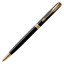 Шариковая ручка Sonnet Slim Lacquer Deep Black GT арт. 1931498