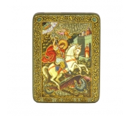 Икона Чудо святого Георгия о змие арт. RTI-251 15x20 см
