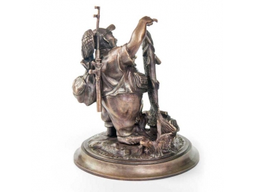 Скульптура "Рыбак на щуку" арт. 2158